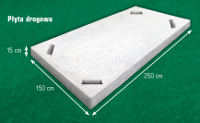 Płyty drogowe 15x150x250