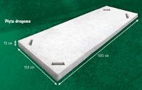Płyty drogowe 15x150x500
